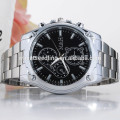 2015 new design silver full steel man watch